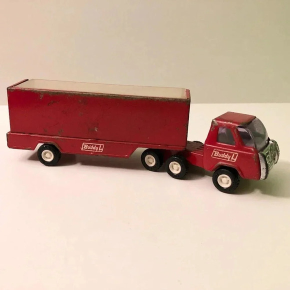 Vintage Buddy L Delivery Truck and Trailer Made in Japan - Picture 6 of 14